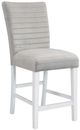 ACME Furniture Elizaveta 2-Piece Gray/White Counter Height Chair Set-0