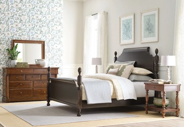 Kincaid® Bridgetown Brighton Black King Poster Bed-2