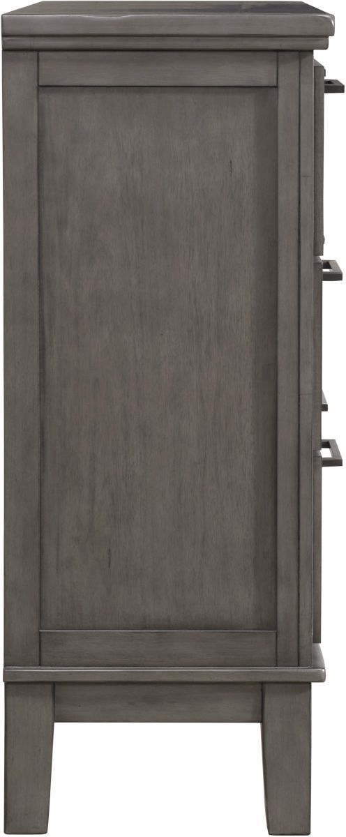 Benchcraft® Hallanden Antiqued Gray Dresser-2