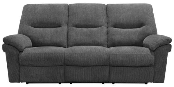 Parker House® Bryant Ruffle Coal Sofa-1