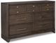 Signature Design by Ashley® Brueban 2-Piece Brown Queen Storage Panel Bed Set-2