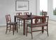 Nationwide Furniture Distributors 6 Piece Brown/Cherry Pub Dining Set-0