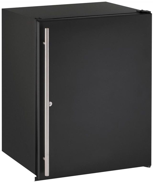 U-Line® ADA Series 24" 5.3 Cu. Ft. Black Built-In or Freestanding Under The Counter Refrigerator-0