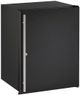 U-Line® ADA Series 24" 5.3 Cu. Ft. Black Built-In or Freestanding Under The Counter Refrigerator-0