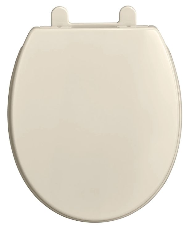 American Standard Linen Transitional Slow-Close & Easy Lift-Off Round Front Toilet Seat-2