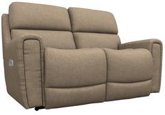 La-Z-Boy® Apollo Khaki Power Reclining Loveseat with Headrest and Lumbar