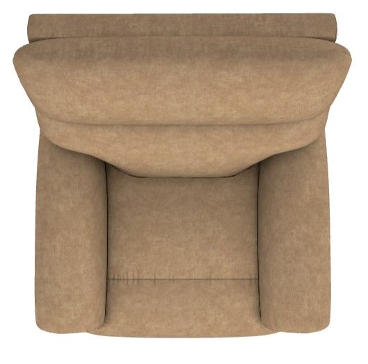 La-Z-Boy® Trouper Camel Power Rocking Recliner with Headrest and Lumbar-4