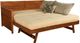 Kodiak Furniture Marisa Canton Cream/Weathered Brown Twin Daybed with Mattress and Pop Up -0