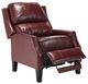Best® Home Furnishings Customizable Pauley I Leather Power High Leg Recliner with Dark Walnut Legs-1