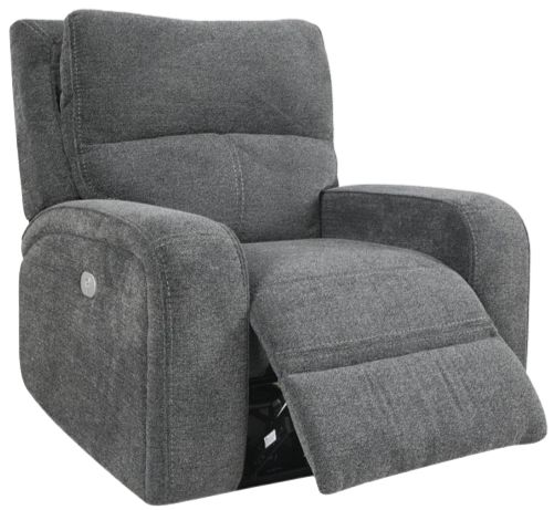Parker House® Polaris Bizmark Gray Power Recliner-1