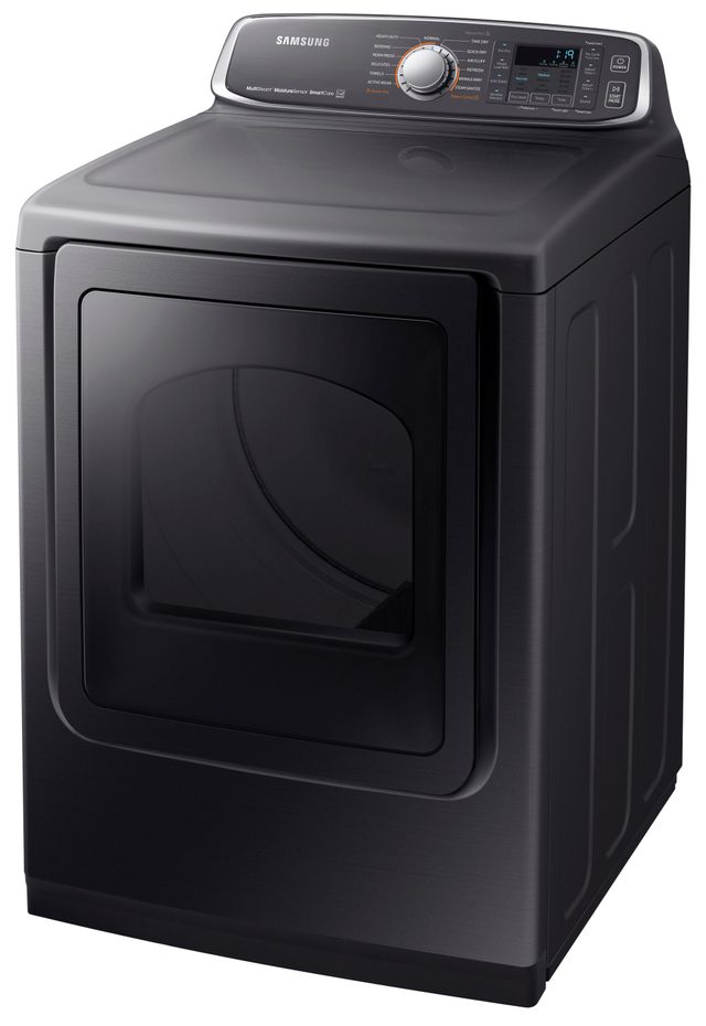 Samsung 7.4 Cu. Ft. Black Stainless Steel Front Load Electric Dryer-1