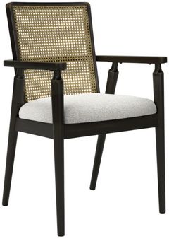 Signature Design by Ashley® Galliden Black Upholstered Dining Arm Chair