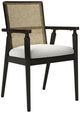 Signature Design by Ashley® Galliden Black Upholstered Dining Arm Chair-0