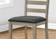Monarch Specialties Inc. 2-Piece Grey 44" Dining Upholstered Dining Counter Height Chairs Set-1