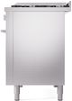 Ilve® Professional Plus II 48" Stainless Steel Pro Style Dual Fuel Range-4