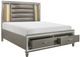 Mazin Furniture Tamsin Silver Gray Metallic Eastern King Bed-2