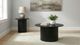 Coaster® Hamlyn Black Round Fluted Occasional Side End Table-4