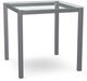 Amisco Customizable Carbon Glass Square Counter Height Table Base-0