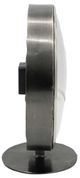 A & B Home Valour Black/Silver Iron Forged Clock with Glass Cover-2