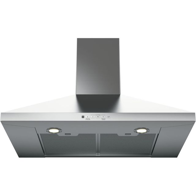 GE® 30" Stainless Steel Wall Mounted Range Hood-1