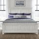 Liberty Furniture River Place Riverstone White King Panel Bed-1