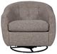 Signature Design by Ashley® Upshur Taupe Swivel Glider Accent Chair-1