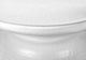 Monarch Specialties Inc. White Textured Iron Bell Pedestal Drum Table-3
