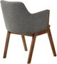 Armen Living Renzo 2-Piece Charcoal Dining Chairs-2