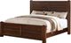 Elements International Dawson Creek Dark Wood Queen Bed-0