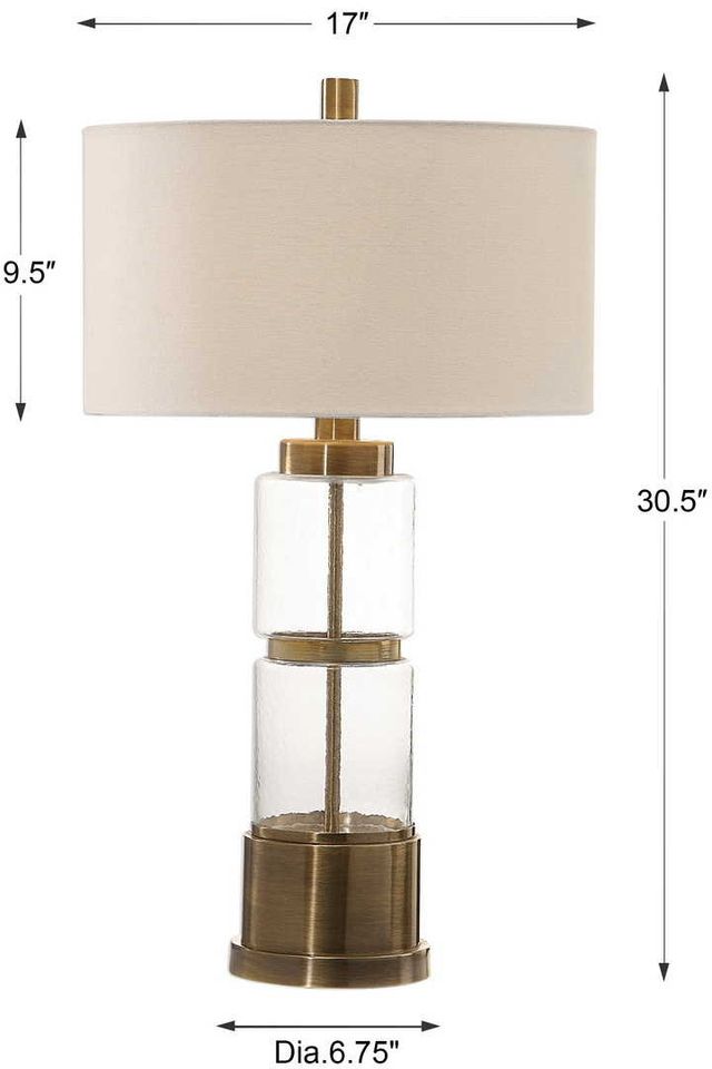 Uttermost® Vaiga Brass Table Lamp-2