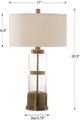 Uttermost® Vaiga Brass Table Lamp-2