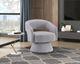 Homelegance® Upton Gray Swivel Chair-1