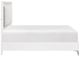 Homelegance® Ripple High Gloss White Queen Panel Bed-4