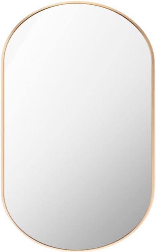 Surya Aranya Brushed Gold 20" Accent Mirror-0