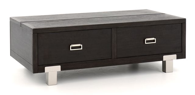 Signature Design by Ashley® Chisago Black Lift-Top Coffee Table with Nickel Base-0
