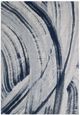 KAS Rugs Illusions Blue/Ivory Elements 5'x8' Area Rug-0
