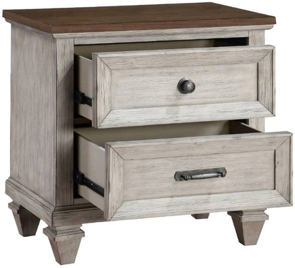 New Classic® Home Furnishings Mariana Vintage Creme Nightstand-3