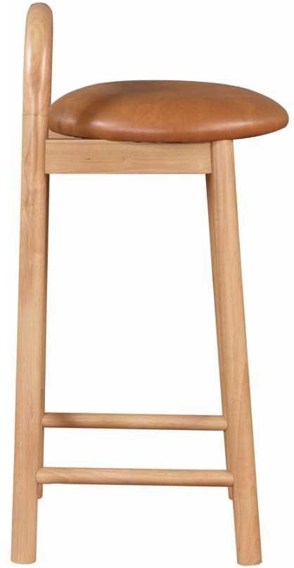 Meridian Furniture Calvin Natural Leather Counter Stool-2