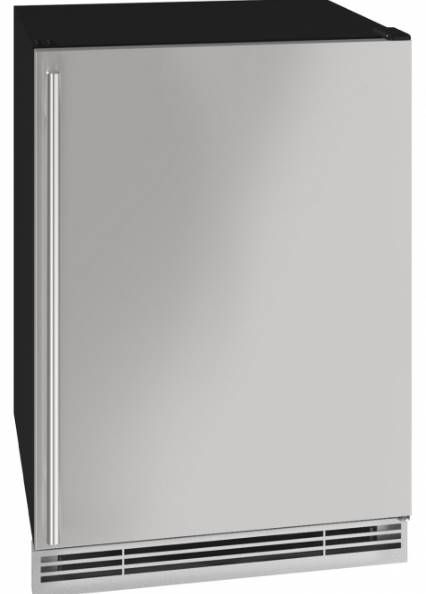 U-Line® 24" 5.7 Cubic Feet Stainless Steel Beverage Center-0