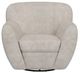 International Furniture Direct Tamesis Ivory Swivel Accent Chair-2