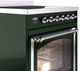 Ilve® Nostalgie II Noblesse 30'' Emerald Green Pro Style Induction Range with Chrome Trim-4