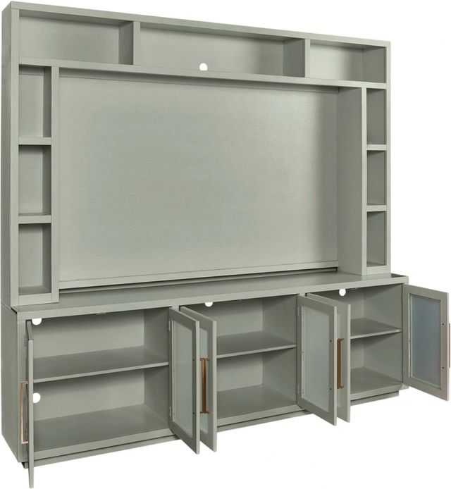 aspenhome® Perry Sage Green 97'' Console and Hutch-1