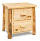 Fireside Log Furniture Amish Rustic Pine 5 Drawer Night Stand-0
