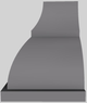 Vent-A-Hood® Designer Series 54" Gunsmoke Wall Mounted Range Hood-2
