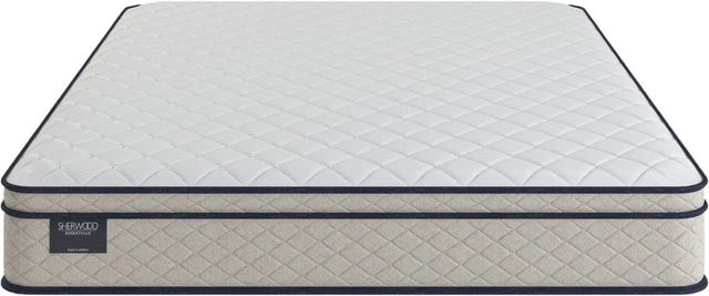 Sherwood® Bedding Essentials® Charming 8" Innerspring Medium Firm Euro Top Queen Mattress-3