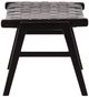 Dovetail Furniture Luisa Black Ottoman-2