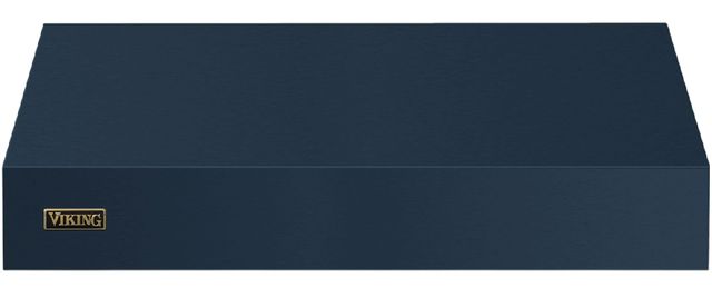 Viking® 5 Series 36" Slate Blue Wall Mounted Range Hood in Brushed Brass Trim-0