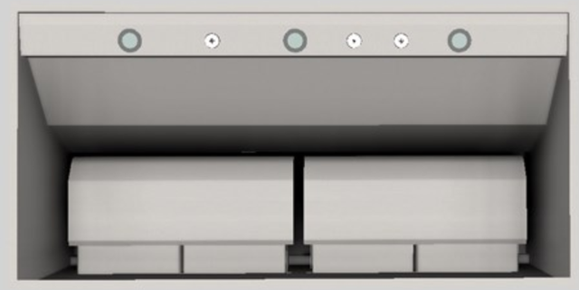 Vent-A-Hood® 48" Stainless Steel Wall Mounted Range Hood-3