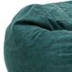 CordaRoy's® Green Sueded Denim King Bean Bag-1