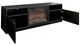 Mazin Furniture Amari Glossy Black 70" TV Stand with Fireplace-2